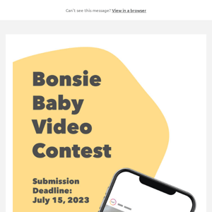 The Bonsie Baby Video Contest