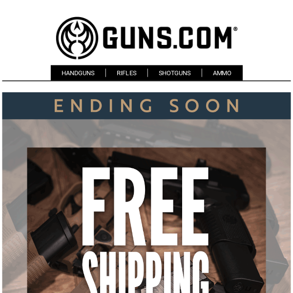 🚨 LAST CHANCE! 🚨 FREE SHIPPING On FN Firearms - ENDING SOON!