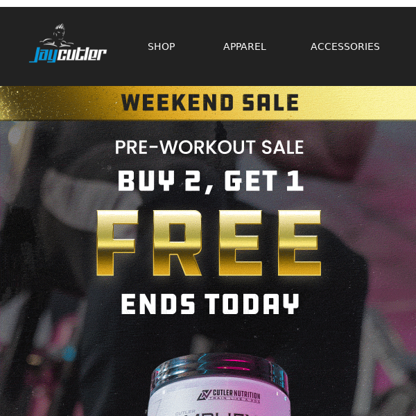 LAST DAY TO BUY 2, Get 1 FREE! 🏋️
