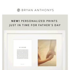 Just in time for Father's Day!