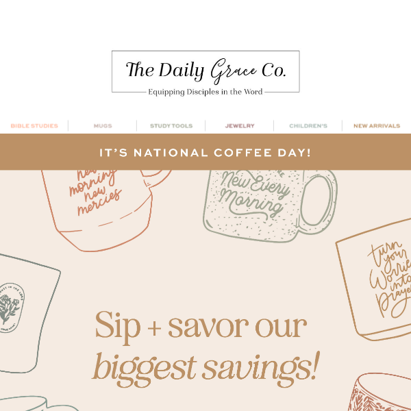 On National Coffee Day, sip ☕ and savor our biggest savings!