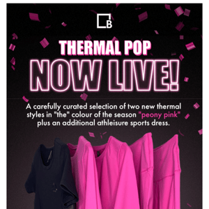 Now Live: Thermal Pop 💗