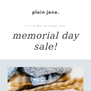 The Memorial Day Sale starts NOW!📣