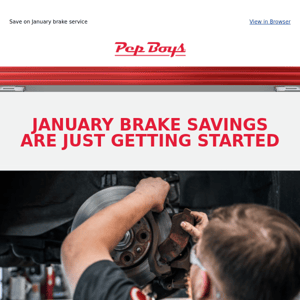 SAVE $40 on your next brake service