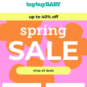 Save BIG on your kiddo's spring wardrobe refresh >>