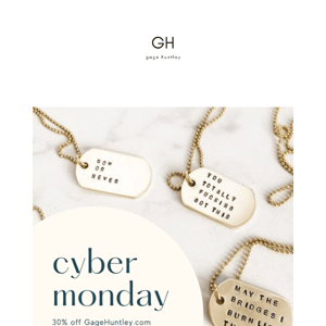 Cyber Monday is HERE!