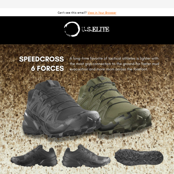 Salomon FORCES Full Restock and New Earth Brown Color at U.S. Elite
