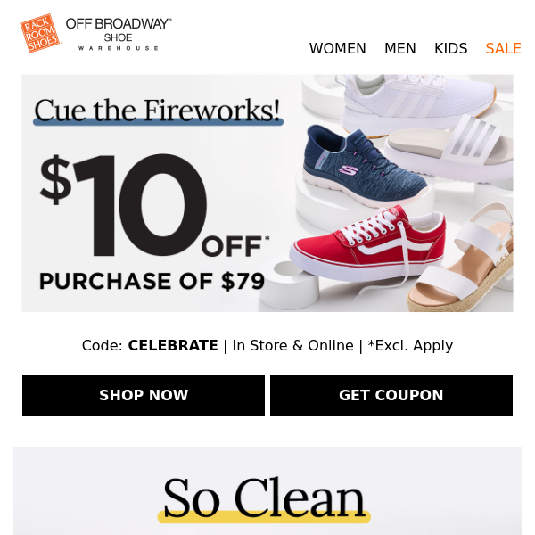 $10 OFF! Hurry to save on new shoes - Rack Room Shoes