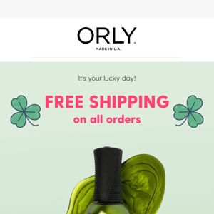 It's Your Lucky Day, Enjoy FREE SHIPPING! ☘️