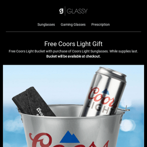 Free Gift with Coors Light Frames!  👀