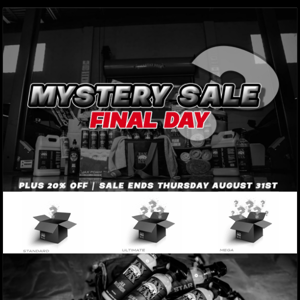 Final Hours | Mystery Bags & 20% OFF