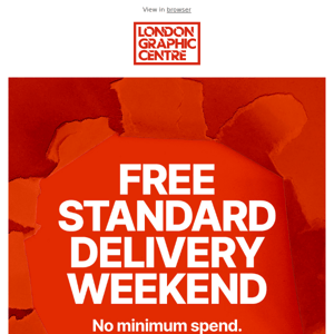 Free Standard Delivery