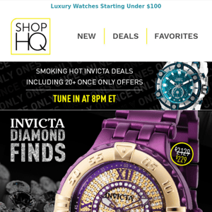 Diamond Timepieces Up to 89% Off