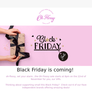 Shop small and save big this Black Friday!