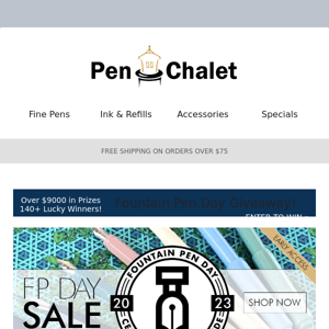 ✒️Early Access to Fountain Pen Day Deals!!!