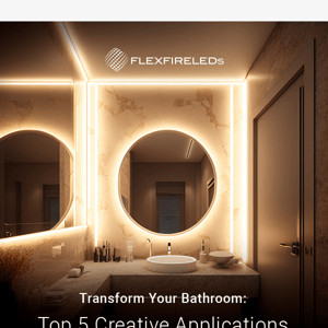 Bathroom Lighting: Top 5 Creative LED Strip Light Applications