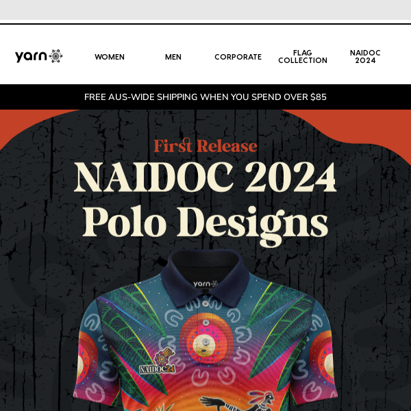 NAIDOC 2024 Polo Designs are HERE! 🔥