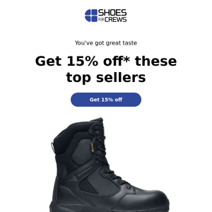 Your new dream shoes + 15% off