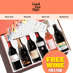 Reminder: you have FREE WINE to add to your box🍾📦