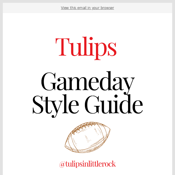 TULIPS GAMEDAY COLLECTION IS HERE!