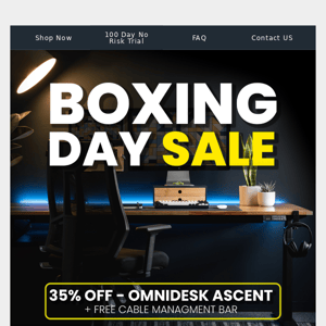 Up to 35% OFF ASCENT Desk! 😱 Boxing Day Sale