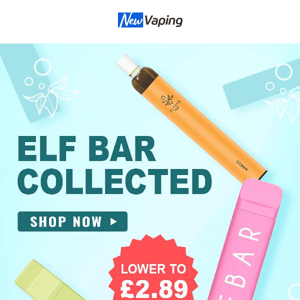 Summer Sale: Elf Bar From £2.89! Geek Bar from £2.99! £35.99 Geek Vape Aegis X Kit, £11.99 Uwell Popreel N1 Kit