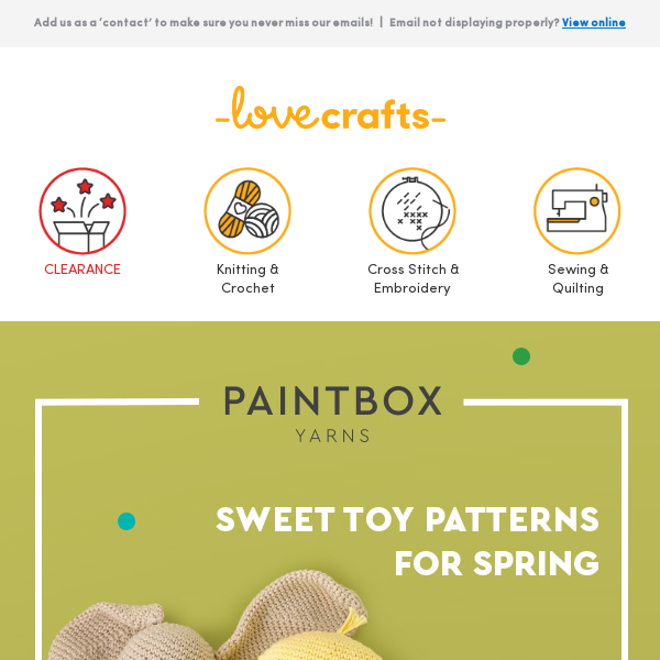 Discover FREE toy patterns for spring & Easter 🐤🐰
