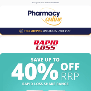 Weekly Deals! Rapid Loss - Up to 40% OFF RRP | Unichi Bonus Gifts | TOM Organic | Breath-A-Tech