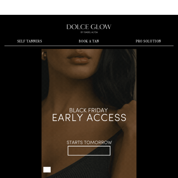 Countdown Alert: Your VIP Black Friday Early Access Opens Tomorrow