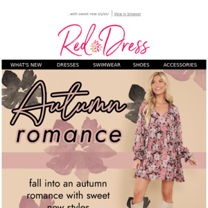 fall into an Autumn romance 💕