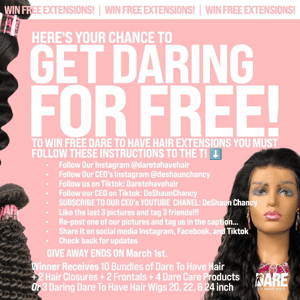 🚨 Here's your chance to get DARING for FREE!!! 😲