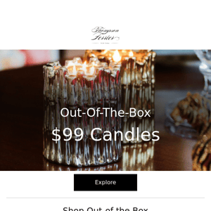 🚨 $99 Out-of-the-Box Candles Almost Gone!