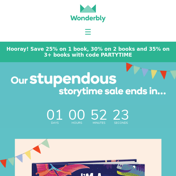 Our super storytime sale ends tomorrow! 📚
