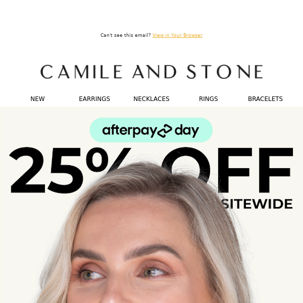 Afterpay Day Sale Live Now - 25% OFF Sitewide + Free Gifts 💝