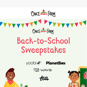 Our Back-to-School Sweepstakes have arrived! 🎒