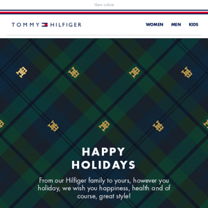 Happy holidays from the Hilfiger family