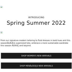 Introducing: Spring Summer 2022