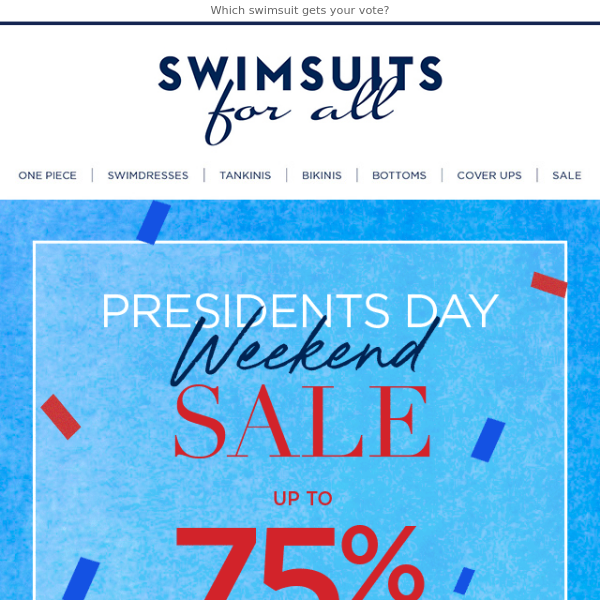 Presidents Day Special! Up to 75% Off Inside!