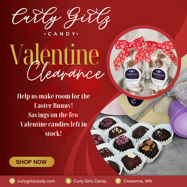 Valentine Clearance Sale Starts Now!