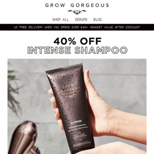 Flash sale *40% off Intense Shampoo*