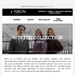 ❄️🌲💚 Ready für den Winter – entdecke die NIKIN Winter Collection ❄️🌲💚