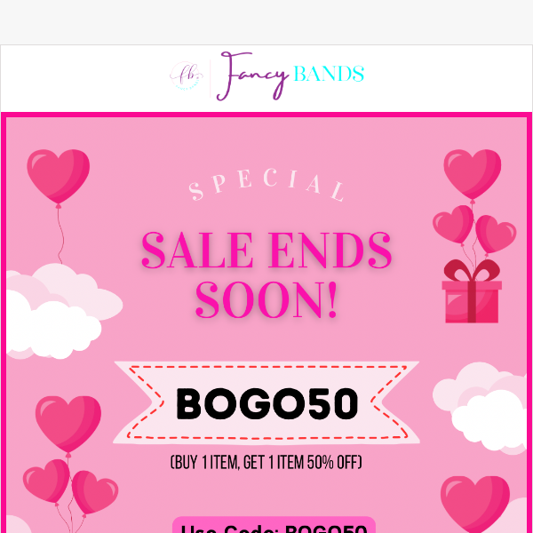 💝 ENDS SOON: BOGO50 Sitewide Sale!