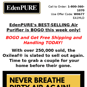 BOGO is in the air!