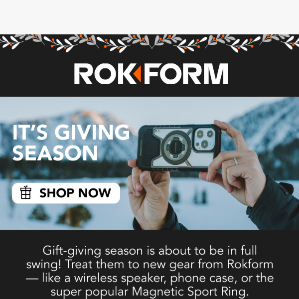 🎁 Gift the Best: Rokform This Holiday Season