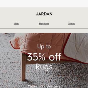 Up to 35% off selected Rugs - Limited Time Only