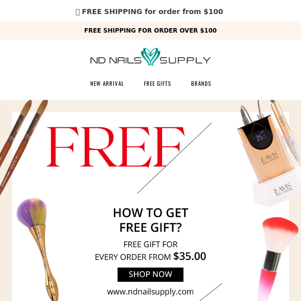 🎁 FREE GIFT for every order from $35