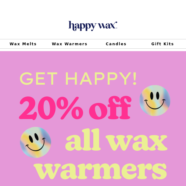 20% off Wax Warmers 🤩