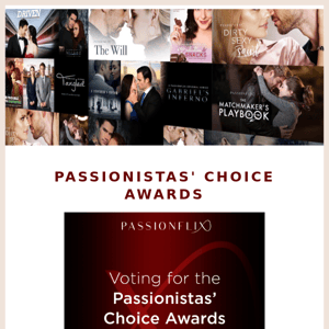 VOTE NOW | Passionistas' Choice Awards