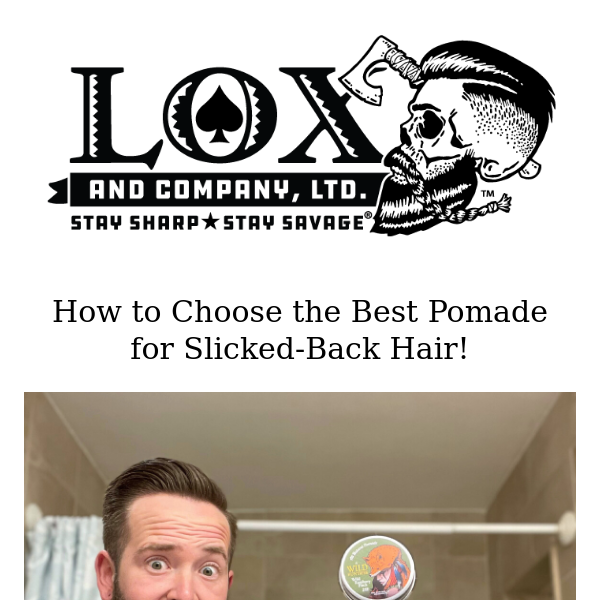 The Best Pomade for Slicked-Back Hair