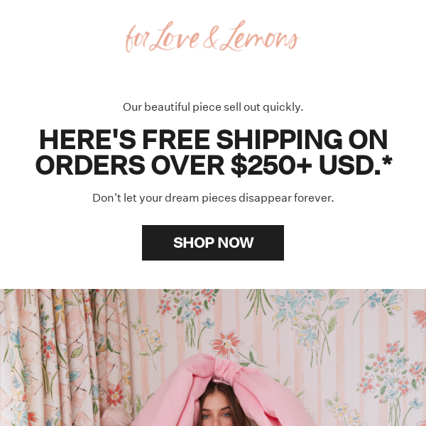 Hello love, here's free shipping